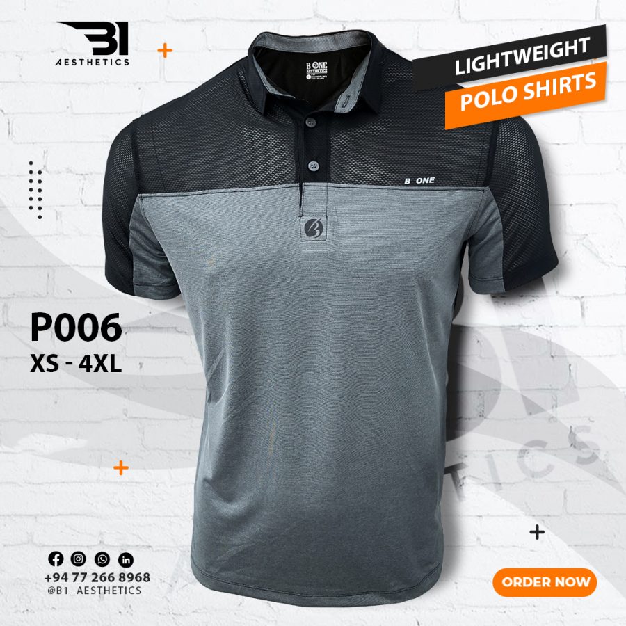 P006    NEW SOLID POLO T-SHIRT