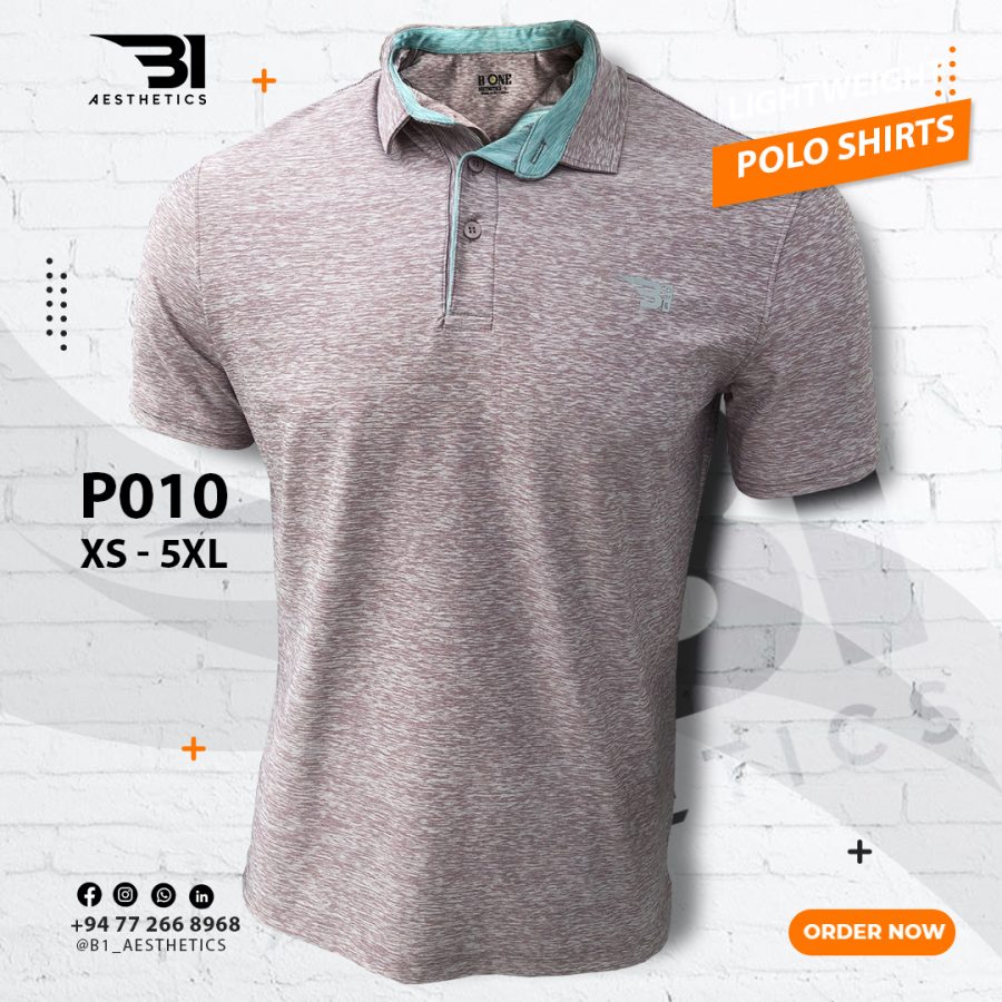 P010 NEW SOLID POLO T-SHIRT