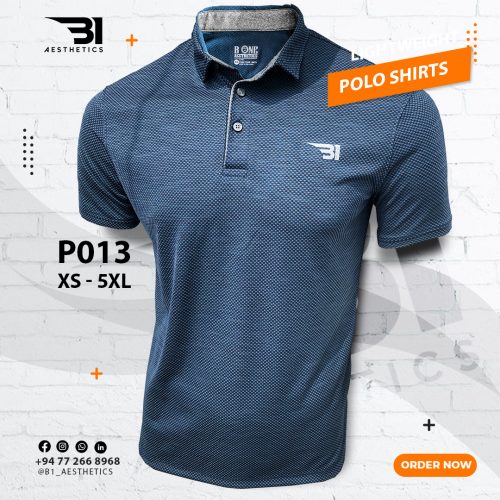 P013 NEW SOLID POLO T-SHIRT