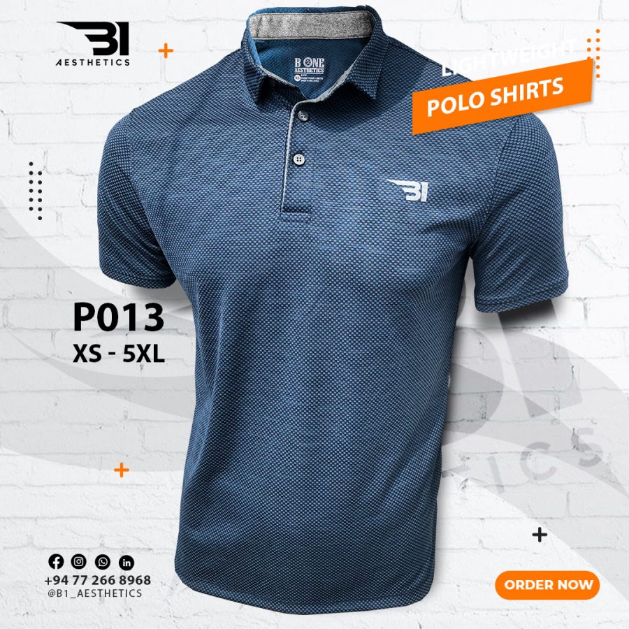 P013 NEW SOLID POLO T-SHIRT