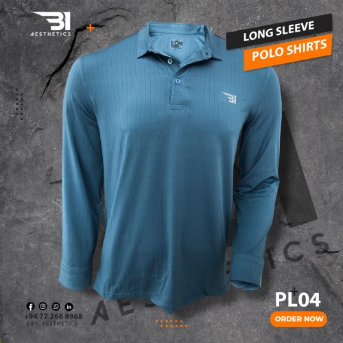 LONG SLEEVE POLO T-SHIRT