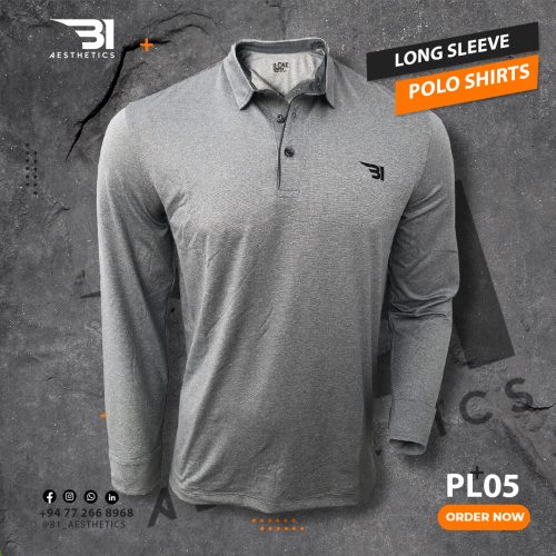 LONG SLEEVE POLO T-SHIRT
