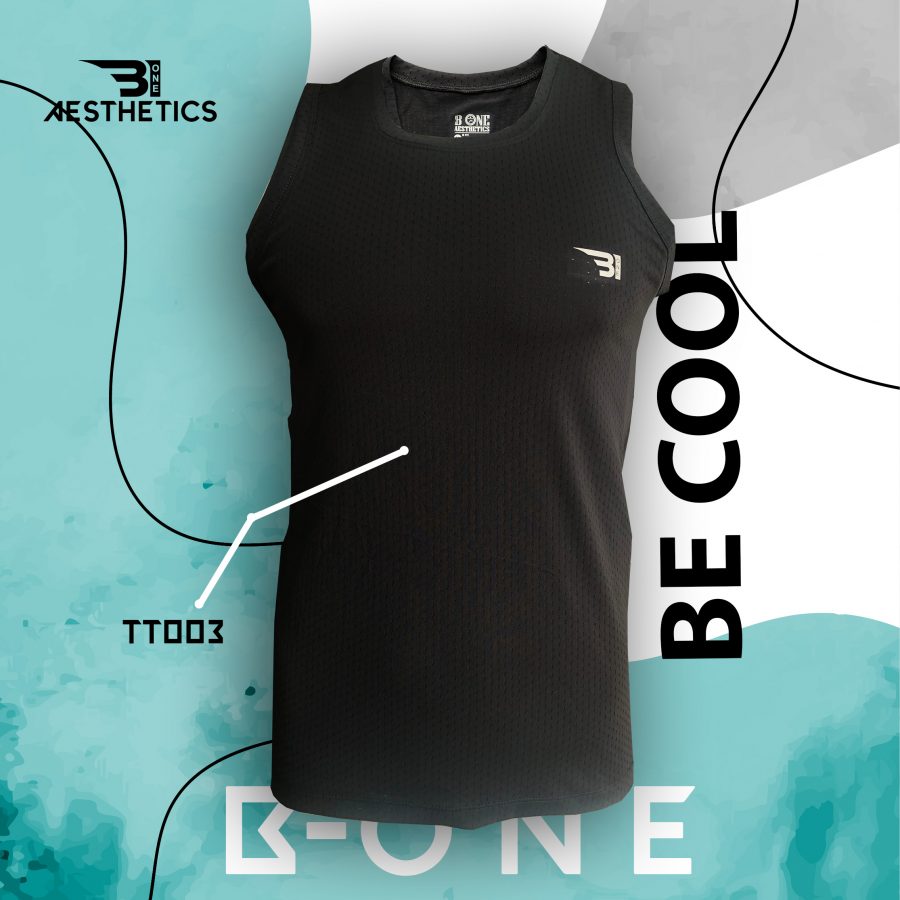Black Solid Tank Top