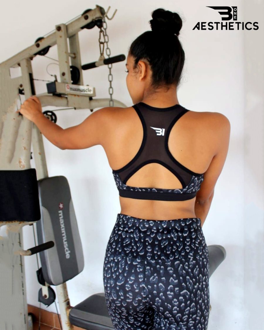 Cheetah Black Ladies Gym Kit - Image 5