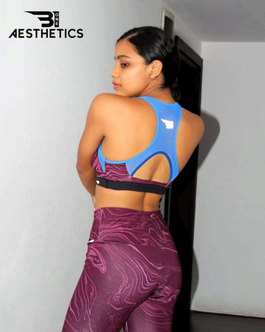 Purple Marble Ladies Gym Kit - Image 2