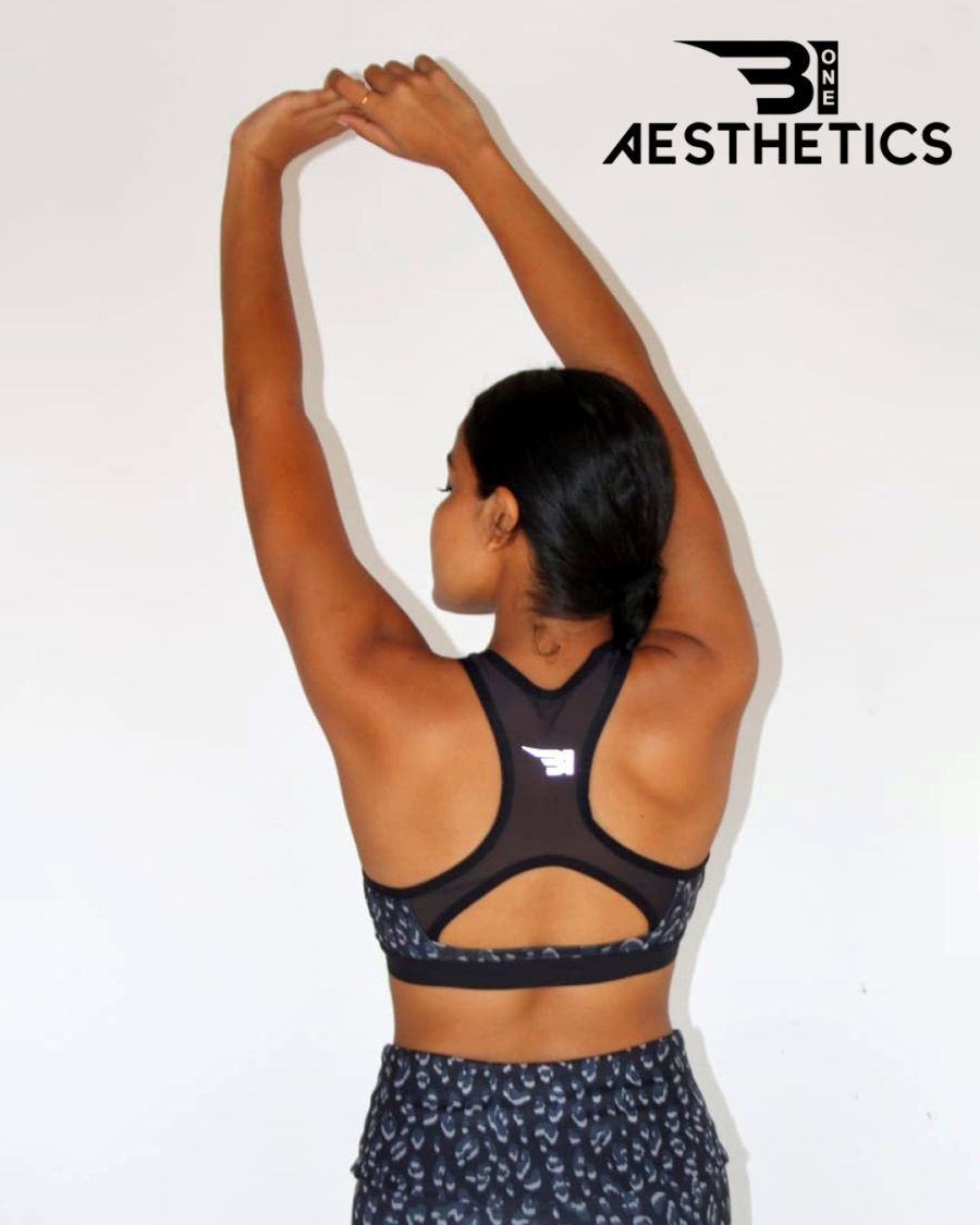 Cheetah Black Ladies Gym Kit - Image 3