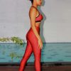 Red Leopard Ladies Gym Kit - Image 2