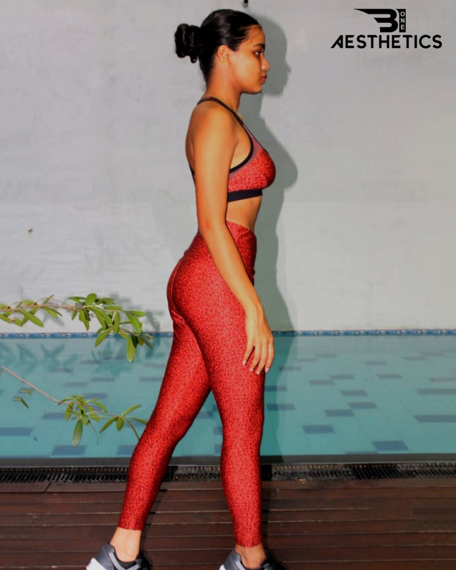 Red Leopard Ladies Gym Kit - Image 2