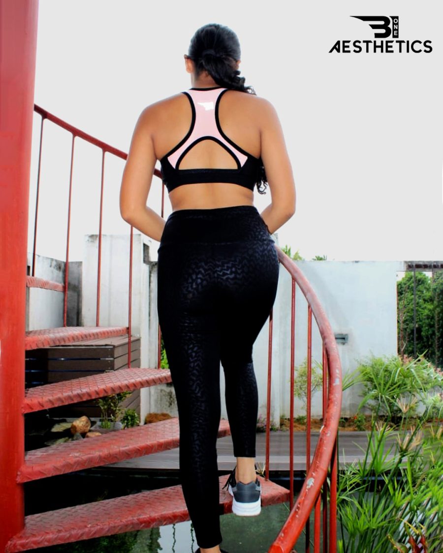 Gloss Black Ladies Gym Kit - Image 6