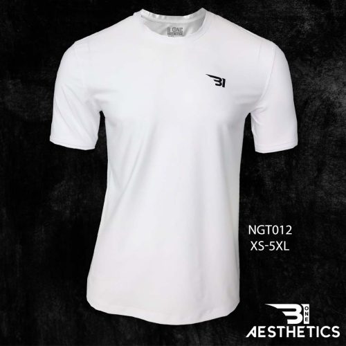 Full White Contrast T-shirt