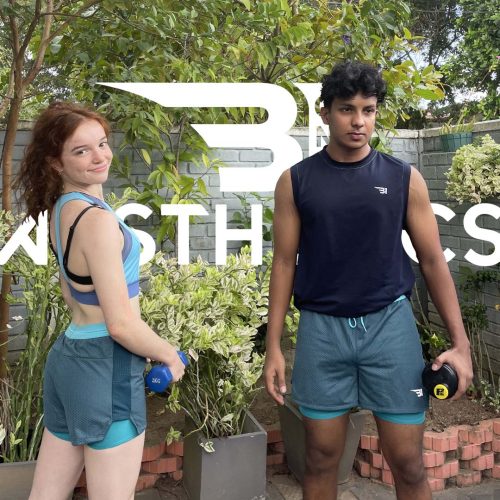 Sky Blue Running Short With Inner Tight