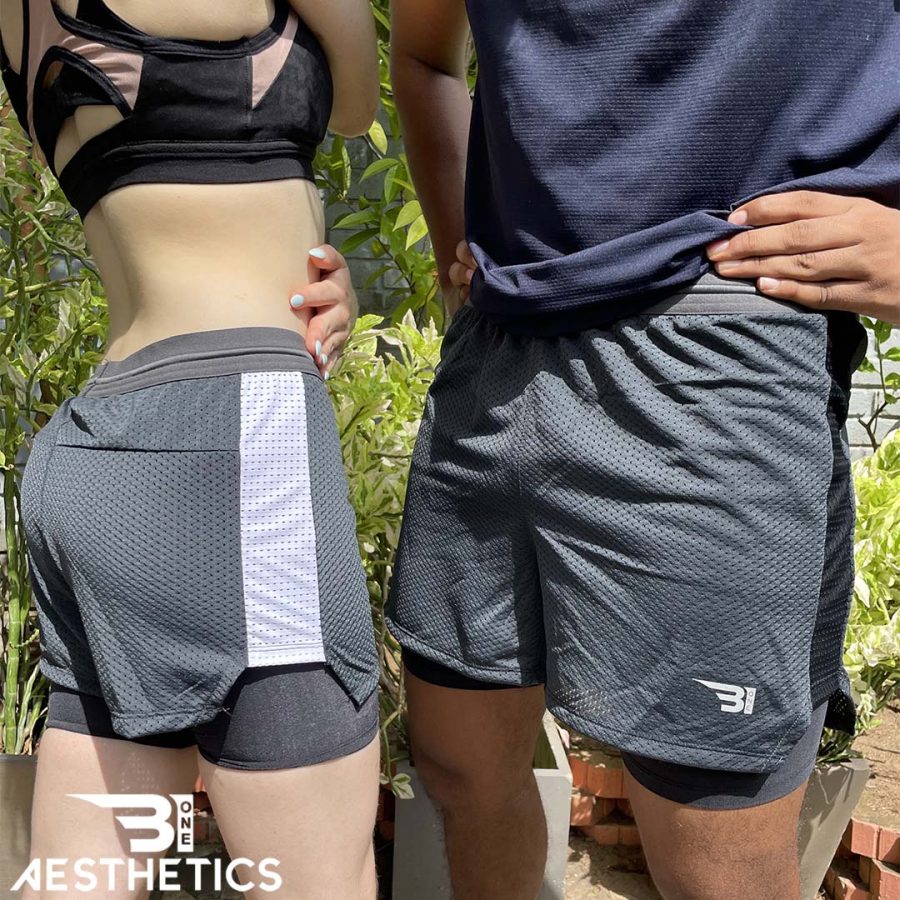 Anchor Grey Running Short With Inner Tight - Image 5