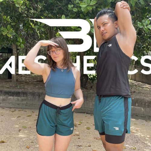Baltic Green Running Short With Inner Tight