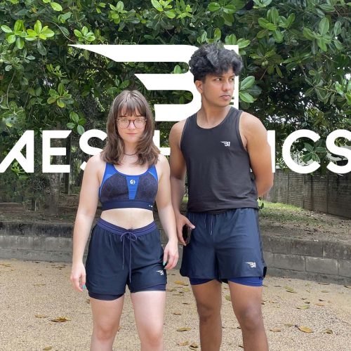 Nile Blue Running Short With Inner Tight