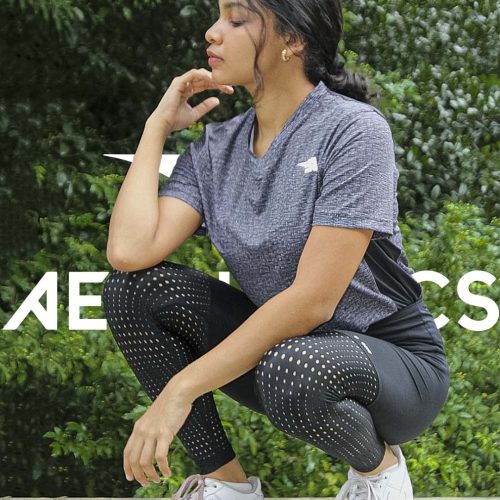 Dot Mesh legging