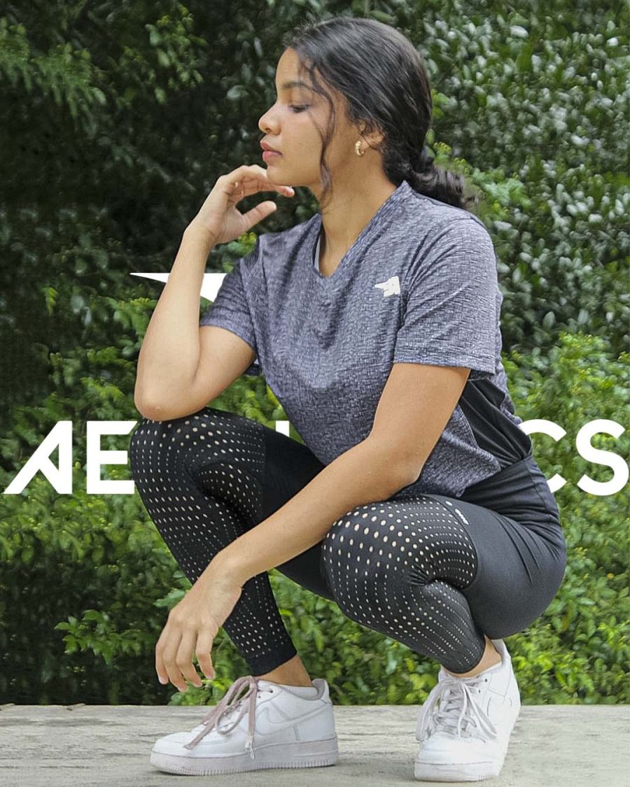 Heather gray  V-Neck DRI-FIT T-Shirt