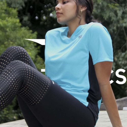 Summer Sky Blue V-Neck DRI-FIT T-Shirt