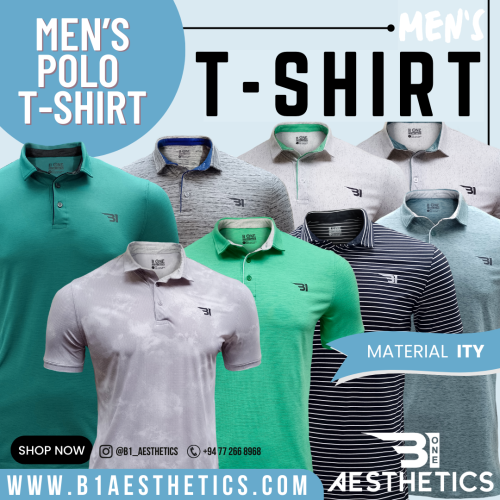 B1 MEN'S ITY POLO T-SHIRTS