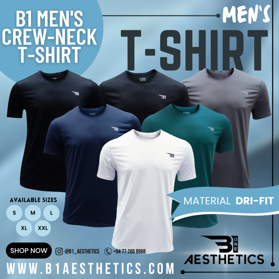 B1 MEN'S CREW-NECK DRI-FIT T-SHIRT