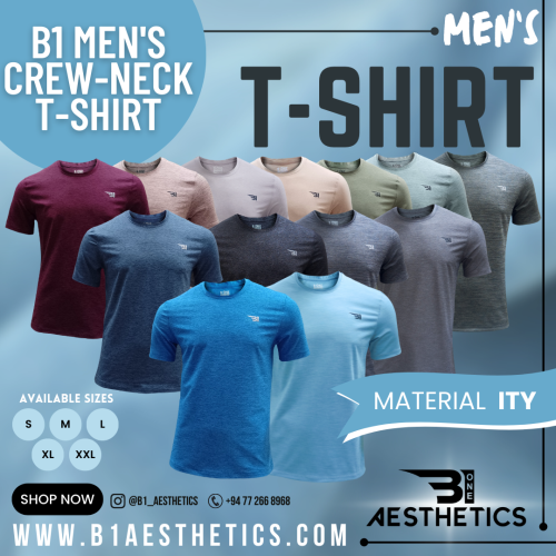 B1 MEN'S CREW-NECK ITY T-SHIRT