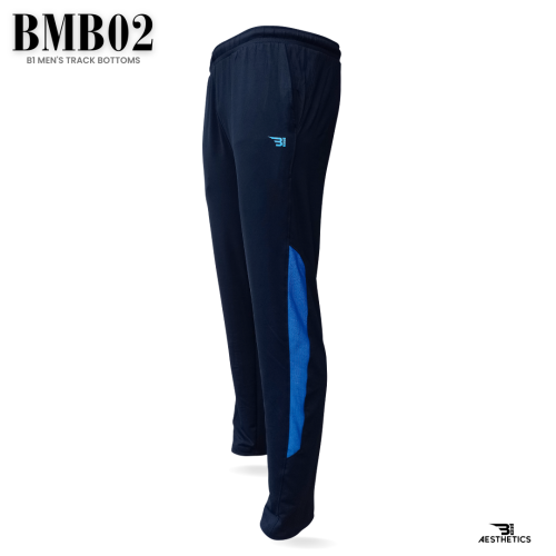 blue and blue Track Bottom