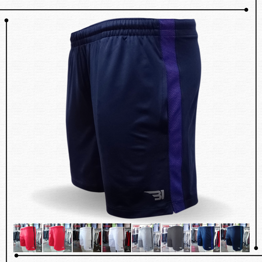 B1 MEN'S LOOSE-FIT CHECKERED SHORTS