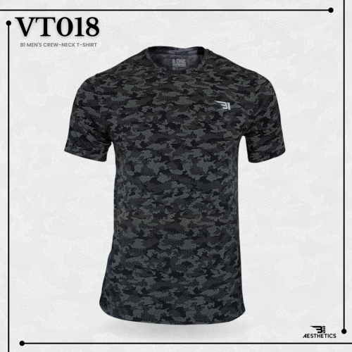 B1 men's crew-neck nature pattern design t-shirt