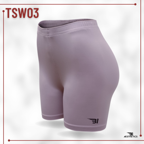 B1 pink women's tight shorts