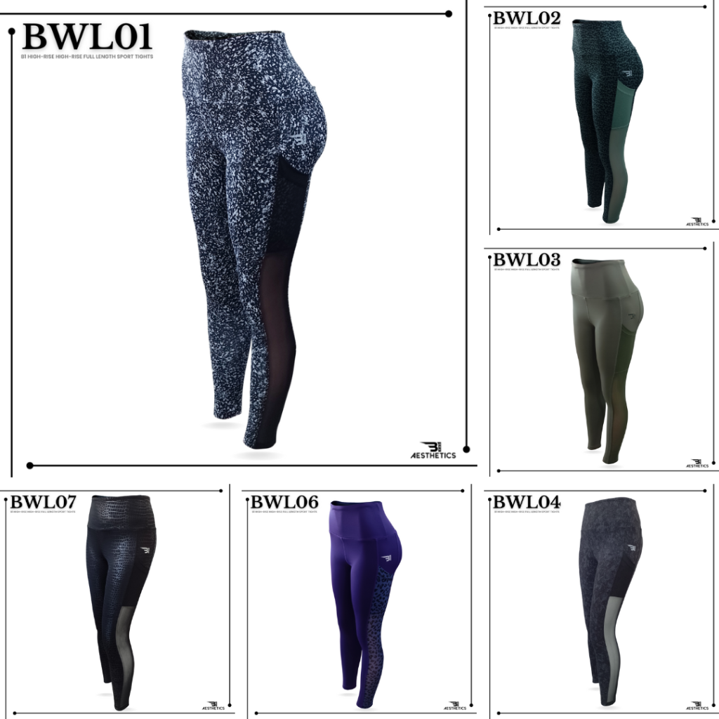 high-rise full length sport tights product catalogue