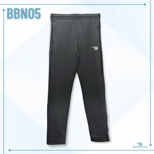 B1 Boy's Track Bottoms Full Gray