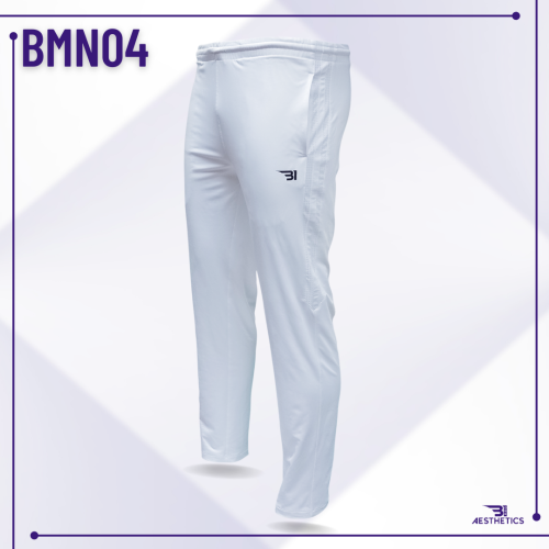 Track Bottoms fashionable strip Full white