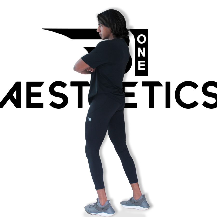 black compression leggings