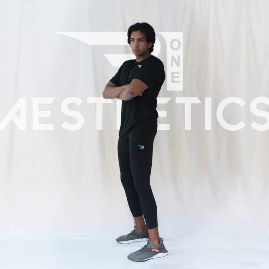 B1 men's compression leggings