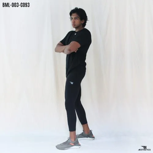 black compression leggings