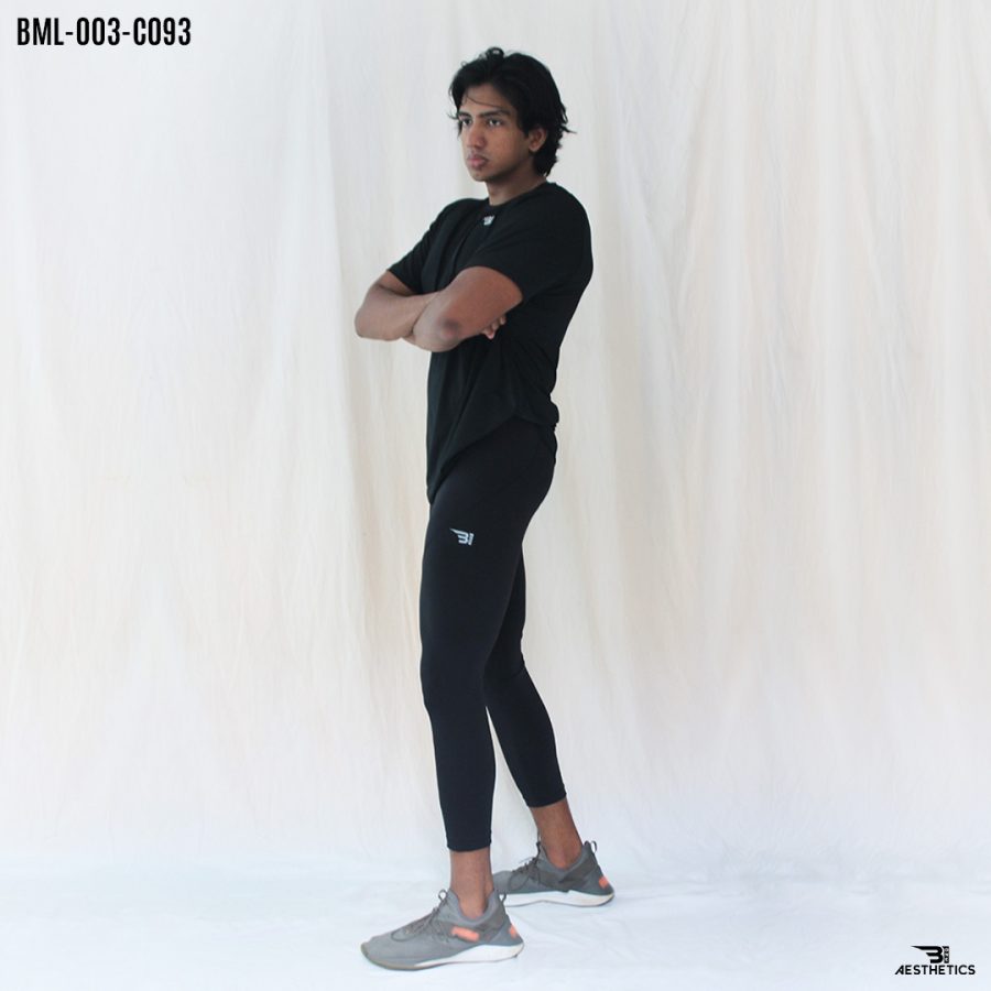 black compression leggings