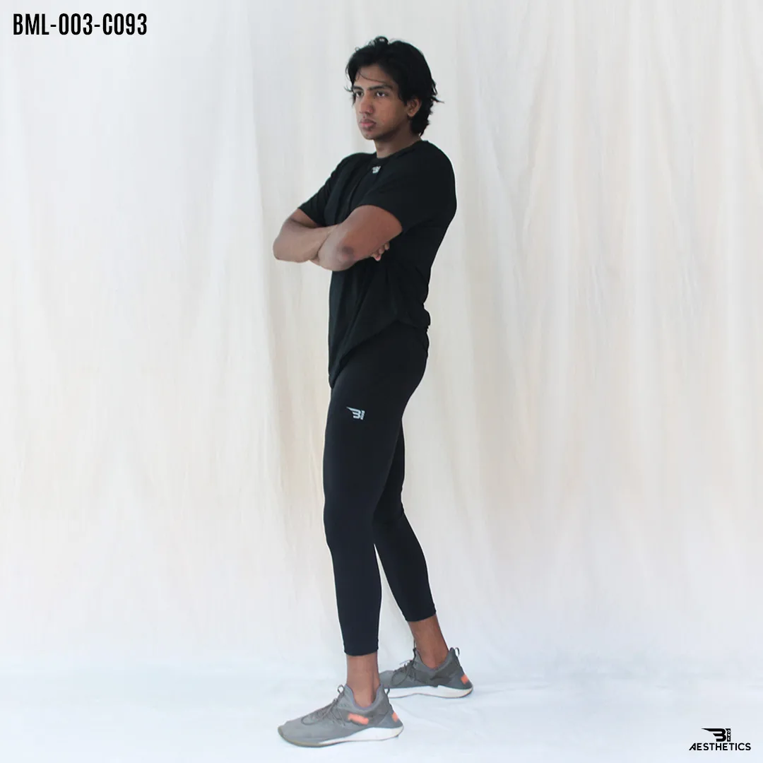 black compression leggings