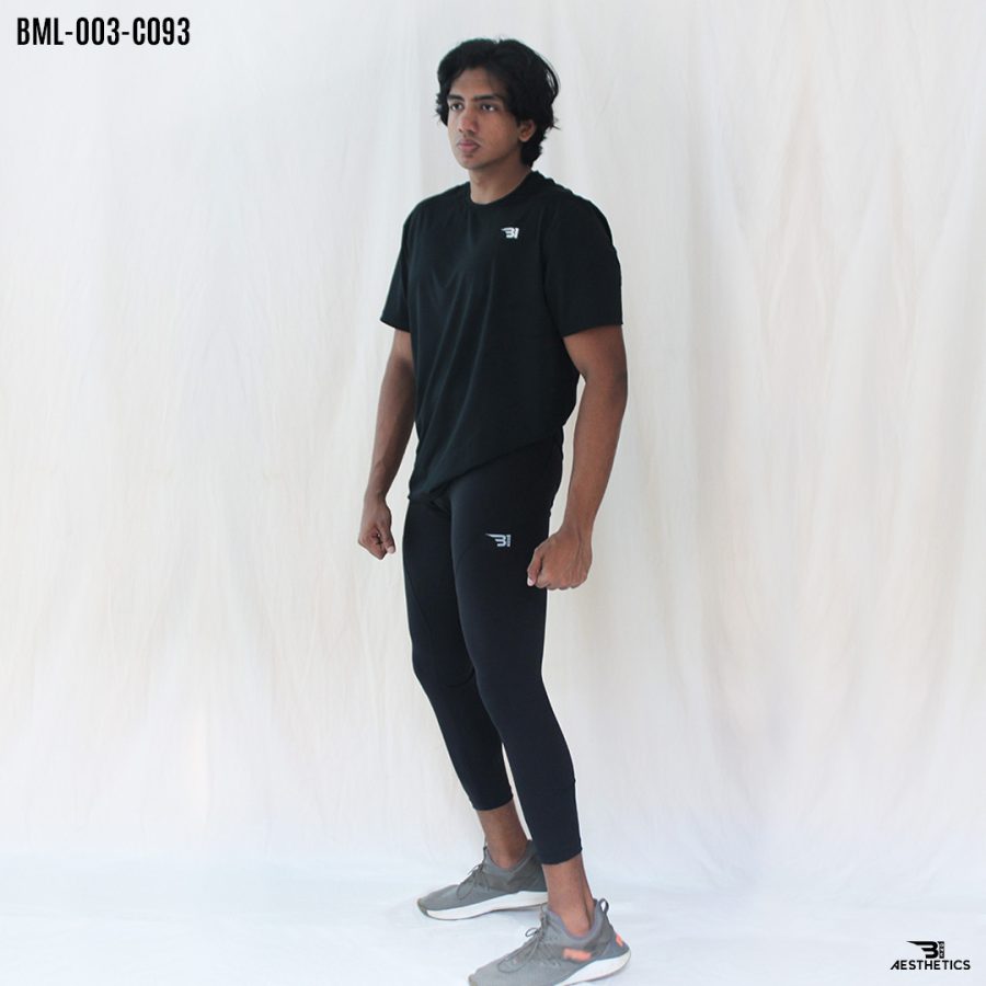 black compression leggings