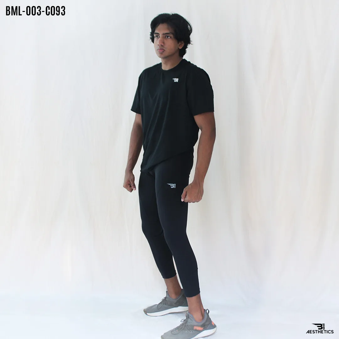 black compression leggings