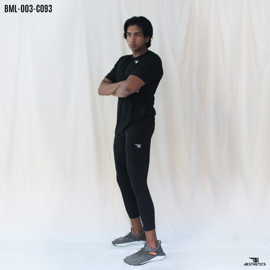 black compression leggings