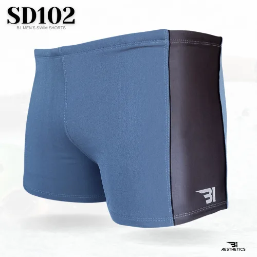 men’s blue swim shorts