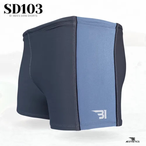 men’s dark gray swim shorts