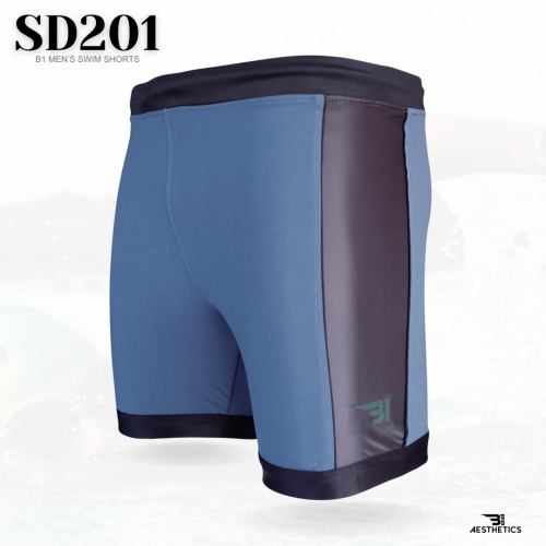 men’s blue swim shorts