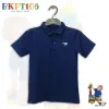 navy blue - kids polo t-shirt