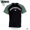 green oversize jersey t-shirt