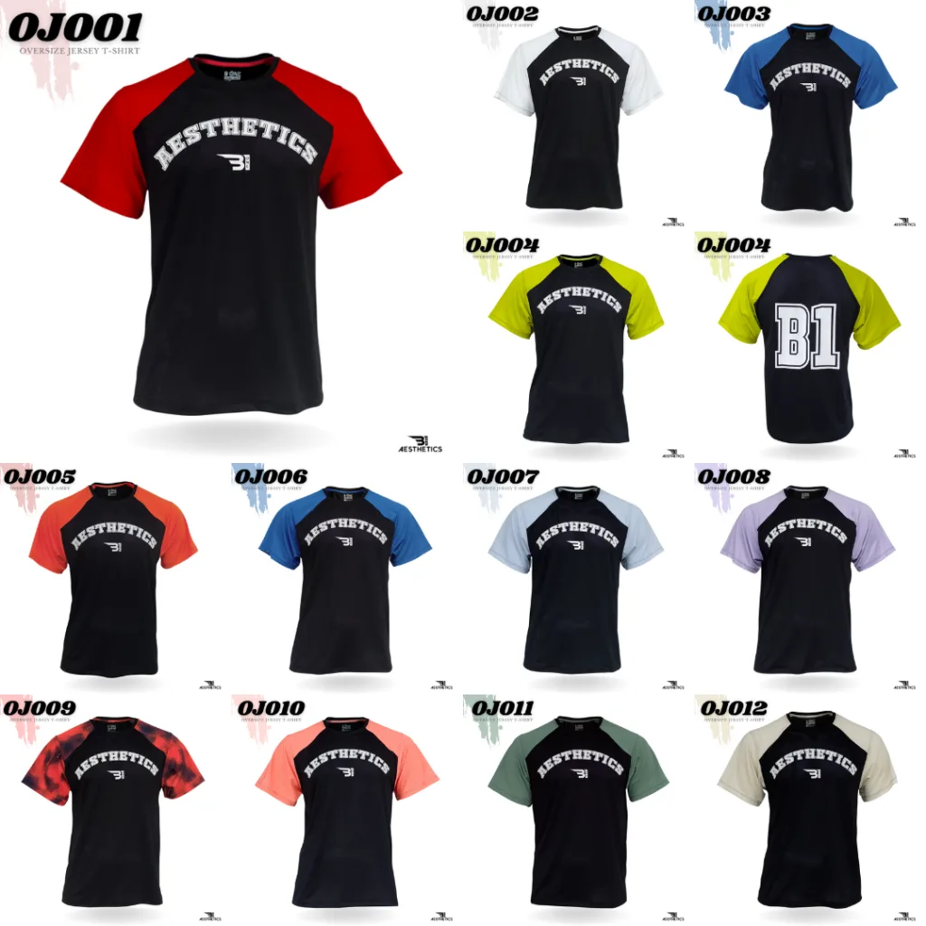oversize jersey colors