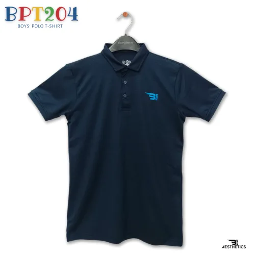 Navy Blue Dri-Fit boys polo t-shirt