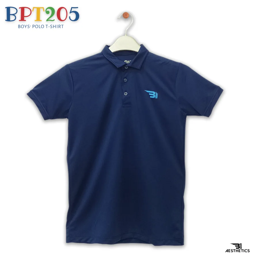 Blue Dri-Fit boys polo t-shirt