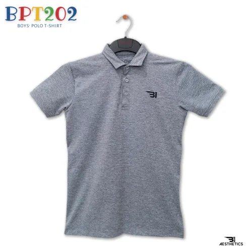 Gray ITY boys polo t-shirt