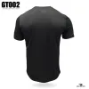 black dri-fit gym time crew neck t-shirt