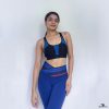 women's navy blue workout leggings